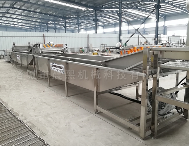 香蔥去泥清洗機(jī)工作原理