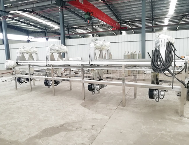 洗袋瀝水風干流水線